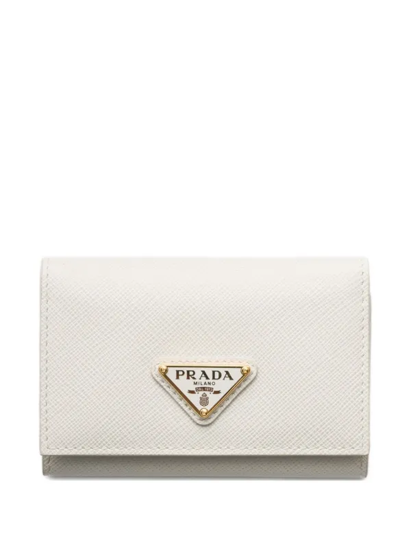 Prada サフィアーノレザーカードケース | ニュートラル | FARFETCH JP