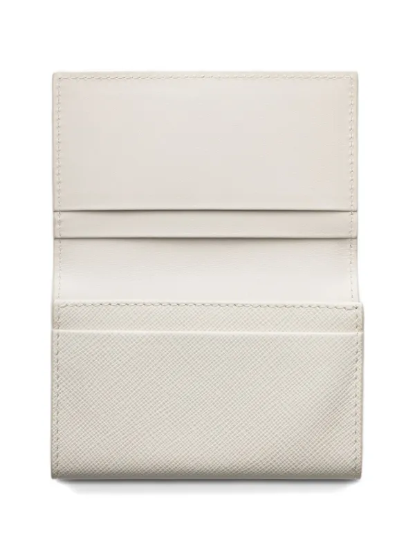 Prada サフィアーノレザーカードケース | ニュートラル | FARFETCH JP