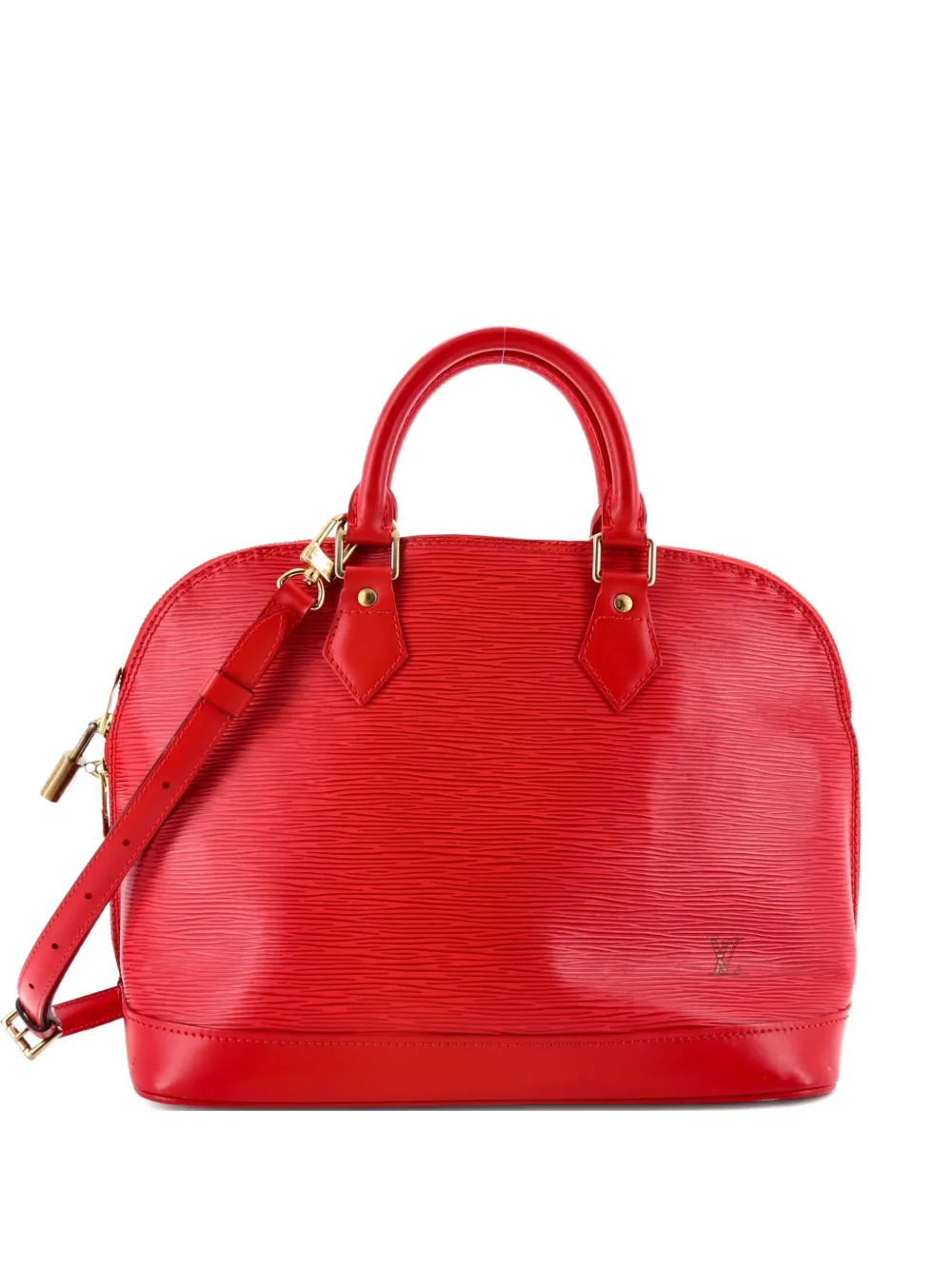 Louis Vuitton Pre-Owned Borsa a mano Alma PM in pelle Épi con tracolla - Rosso