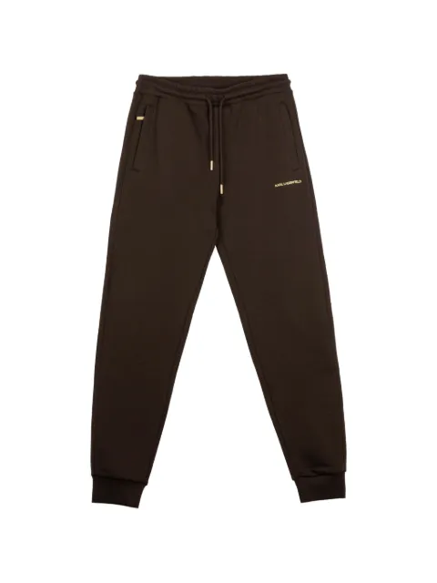 Karl Lagerfeld drawstring-waist logo track pants