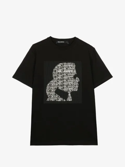 Karl Lagerfeld silhouette-print T-shirt