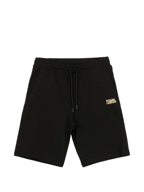 Karl Lagerfeld logo-print shorts
