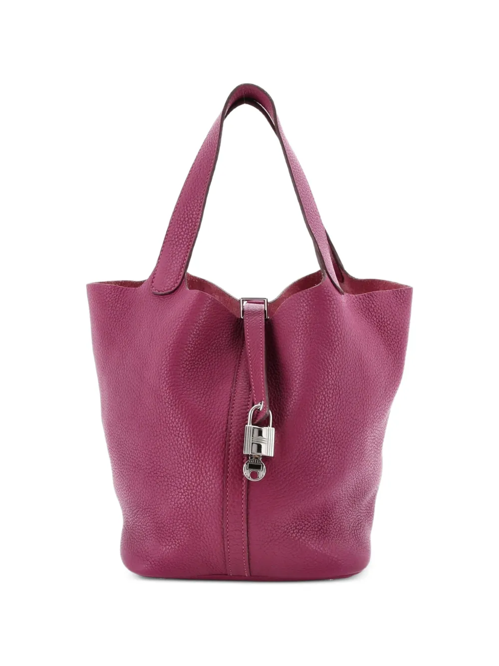 Hermès Pre-Owned Picotin Lock Bag Clemence MM bucket bag - Rosa