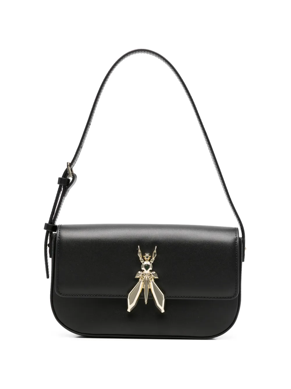 Patrizia Pepe logo-appliqué shoulder bag - Nero