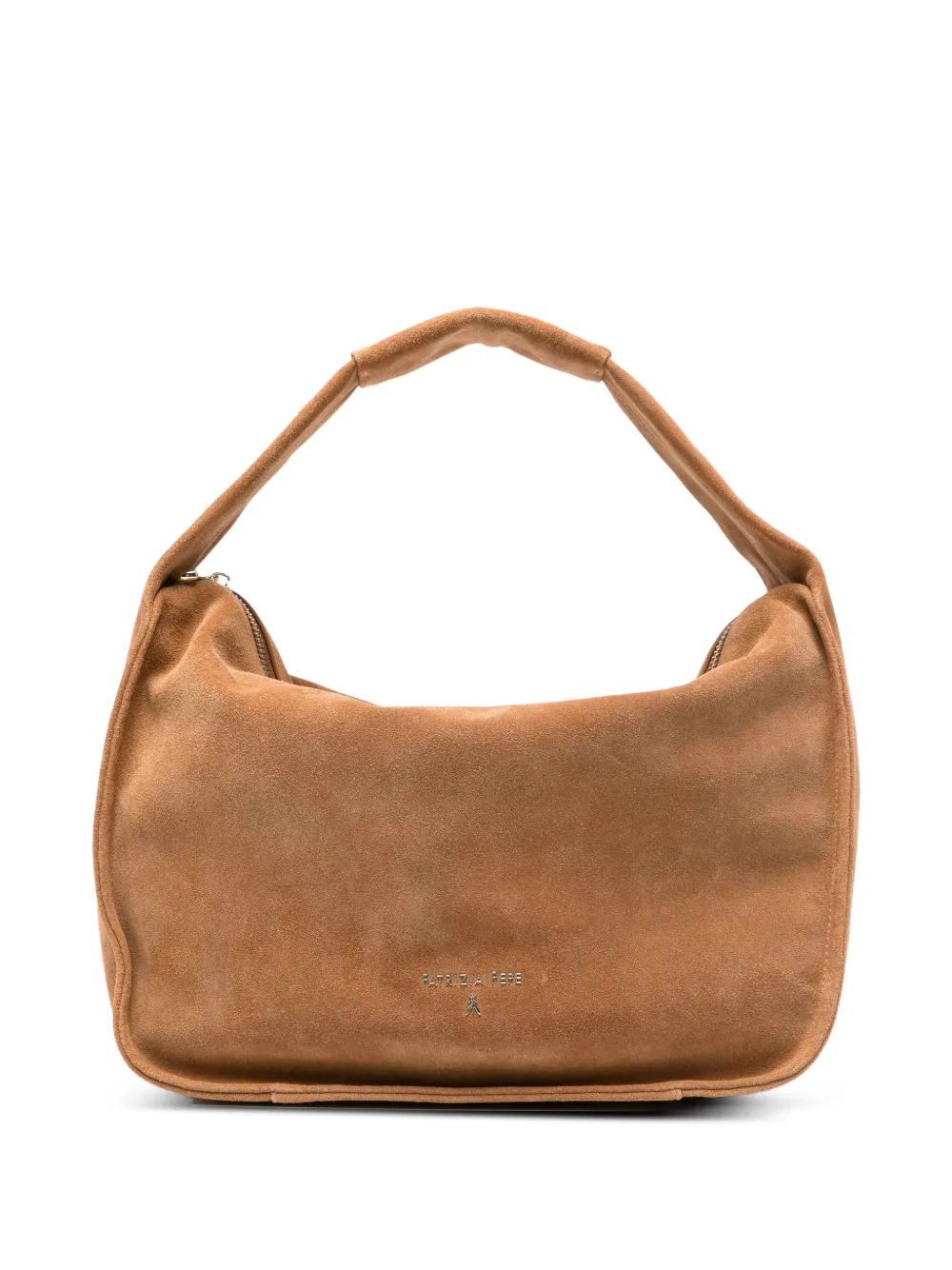 Patrizia Pepe suede tote bag - Marrone