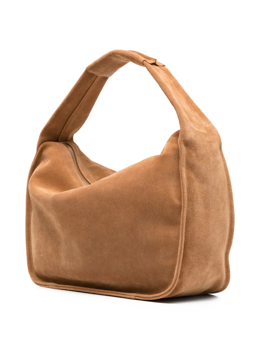 Patrizia Pepe Suède shopper Bruin