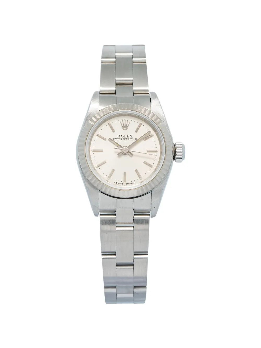 Rolex Perpetual Oyster fluted 26mm watch - Bianco