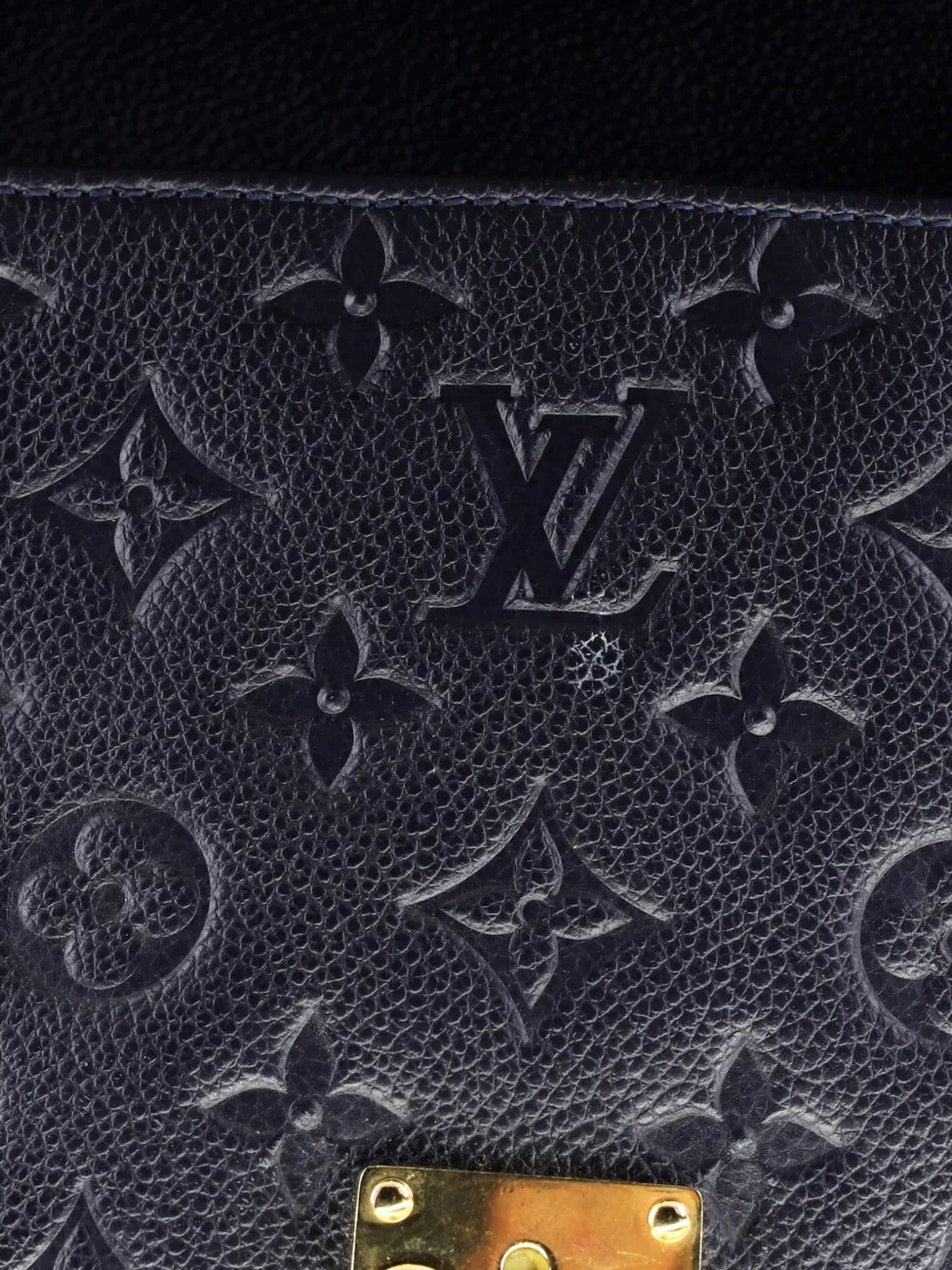 Louis Vuitton Pre-owned Pochette Metis Monogram Empreinte Leather Crossbody Bag in Blue, view 5