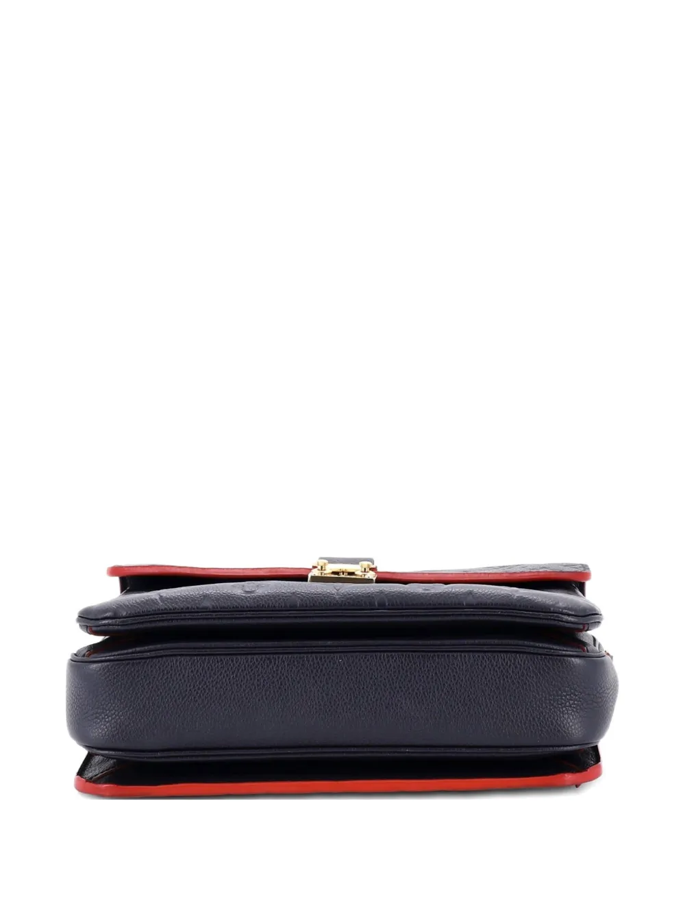 Louis Vuitton Pre-owned Pochette Metis Monogram Empreinte Leather Crossbody Bag in Blue, view 3