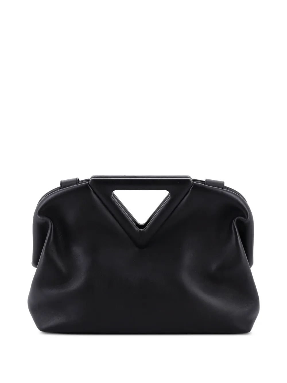 Bottega Veneta Pre-Owned Point Leather Medium shoulder bag - Nero