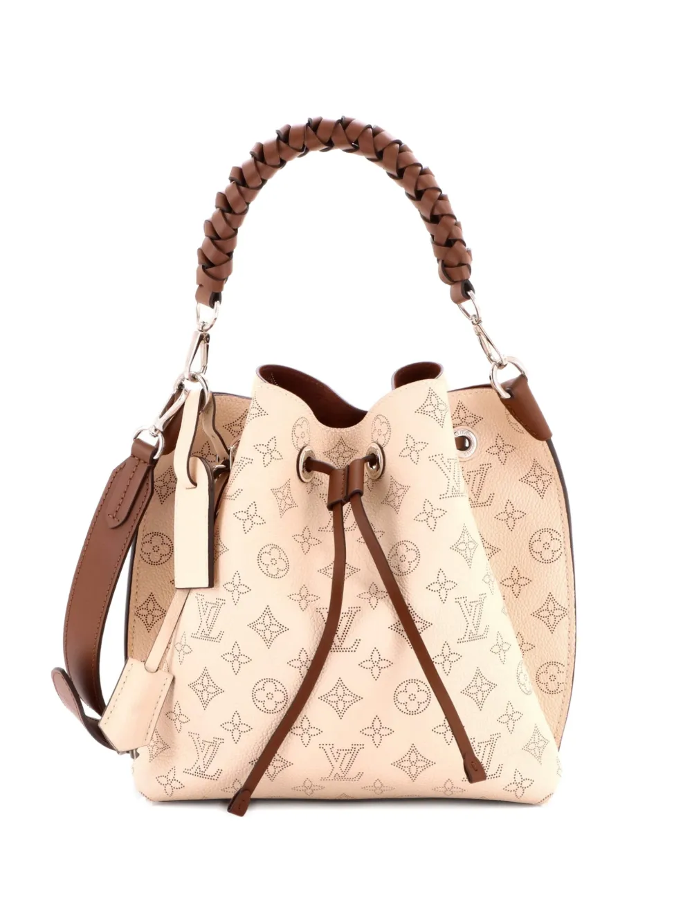 Louis Vuitton Pre-Owned Borsa a secchiello Muria Mahina in pelle - Toni neutri