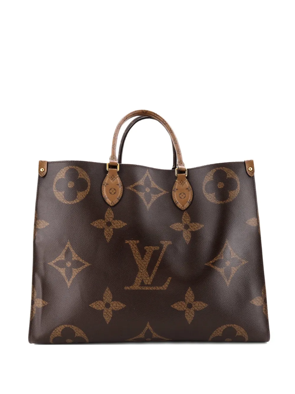 Louis Vuitton Pre-Owned Borsa tote OnTheGo Reverse Monogram Giant GM - Marrone