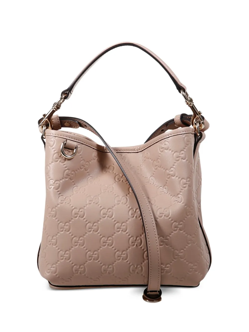 Gucci small GG Emblem tote bag - Neutrals
