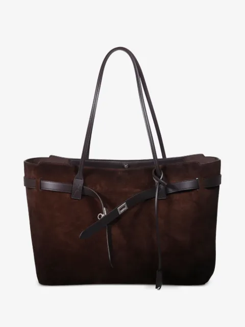 Bel Air tote bag large in light espresso