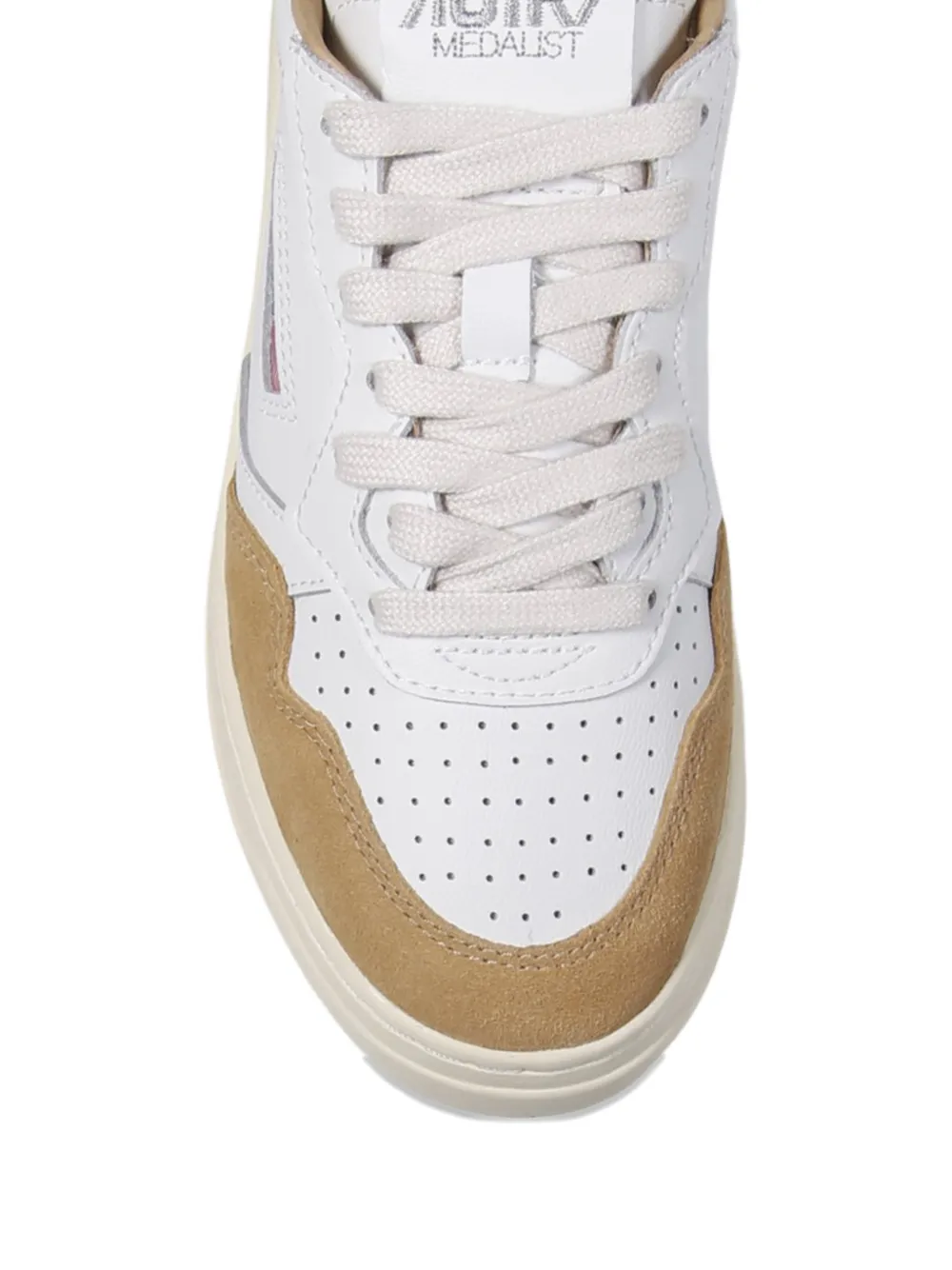 Autry Medalist sneakers met geperforeerd vlak Wit