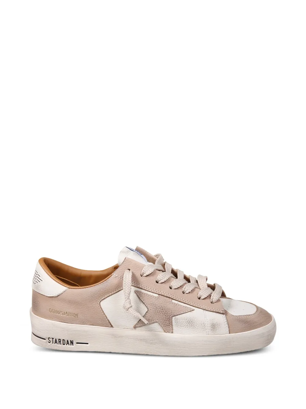 Golden Goose Stardan leather sneakers - Toni neutri