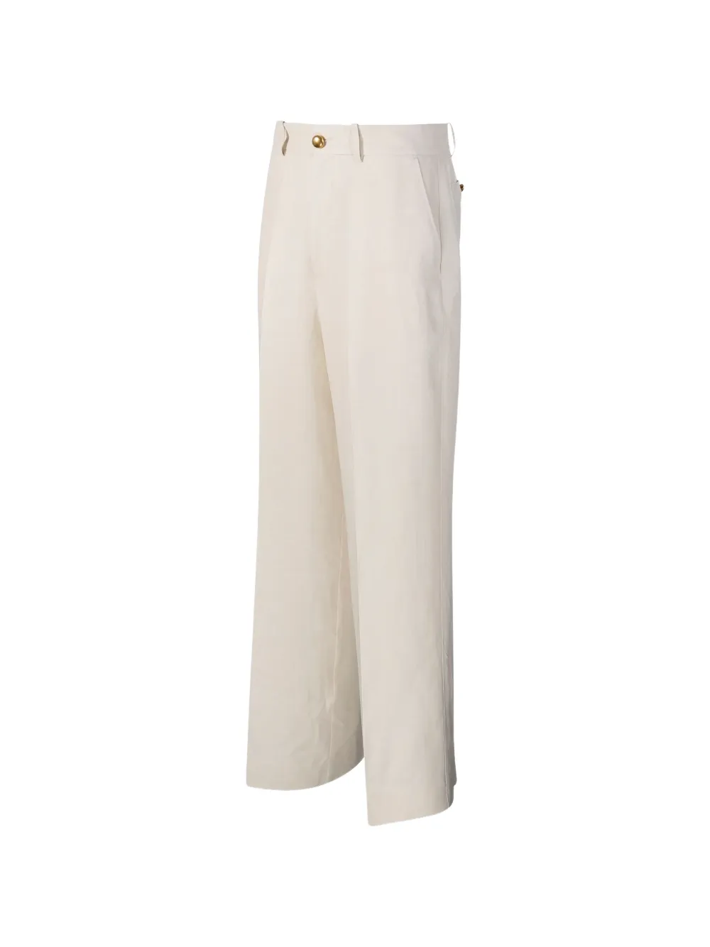 P.A.R.O.S.H. Broek met knoopsluiting Beige