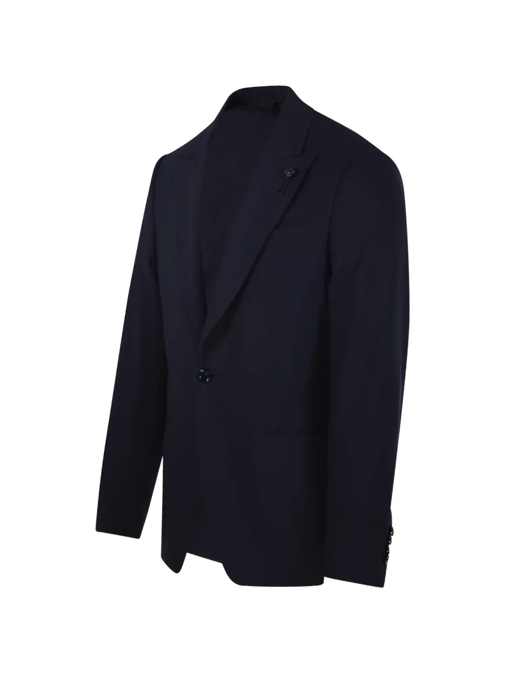 Lardini Blazer met enkele rij knopen Blauw