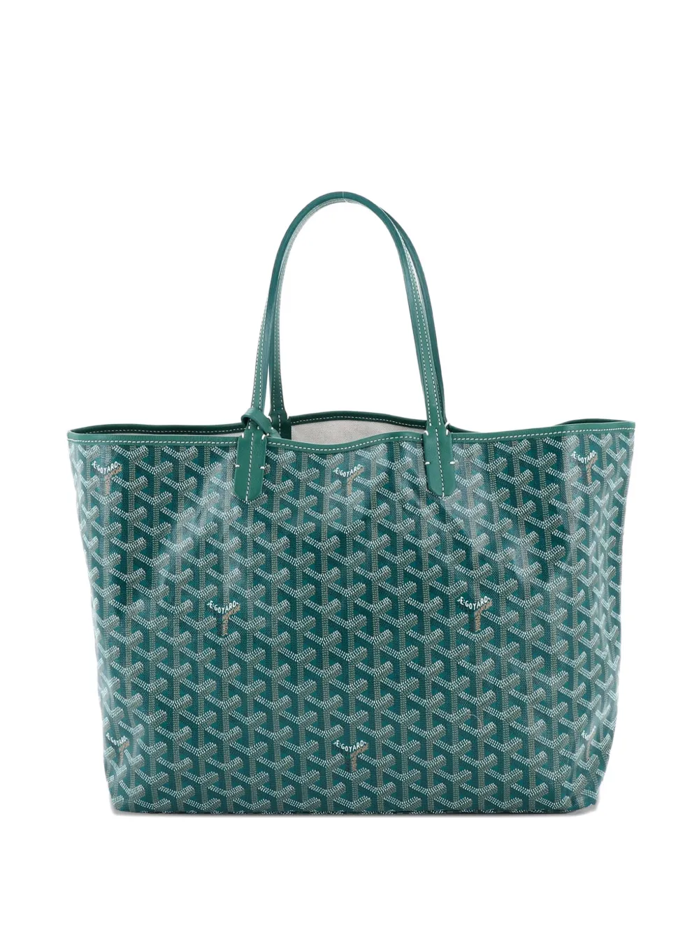 Goyard Pre-Owned Borsa tote Saint Louis PM in tela cerata - Verde