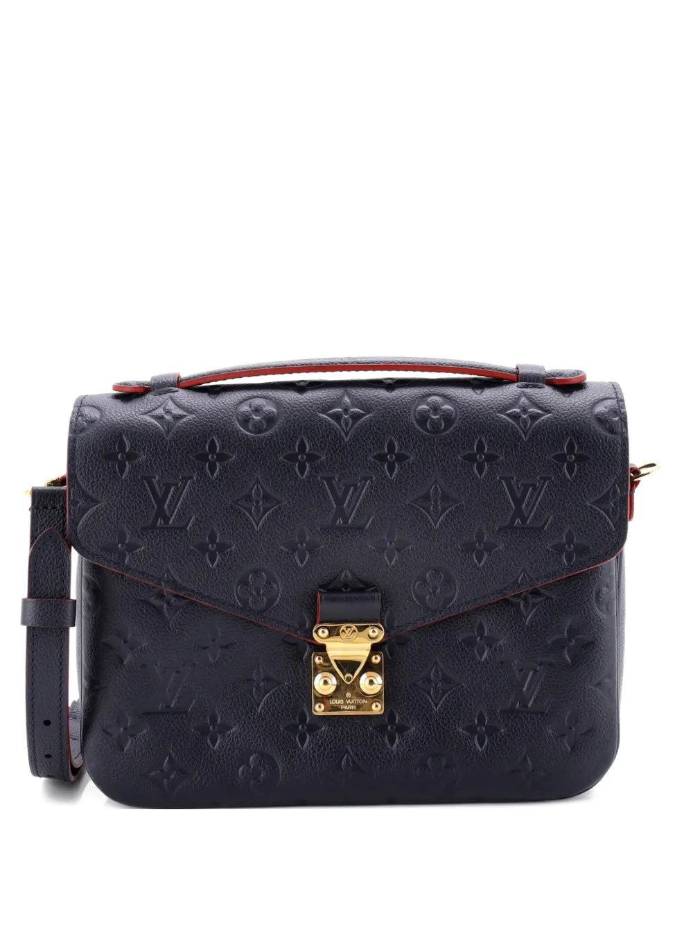 Louis Vuitton Pre-Owned Pochette Metis Monogram Empreinte Leather crossbody bag - Blu