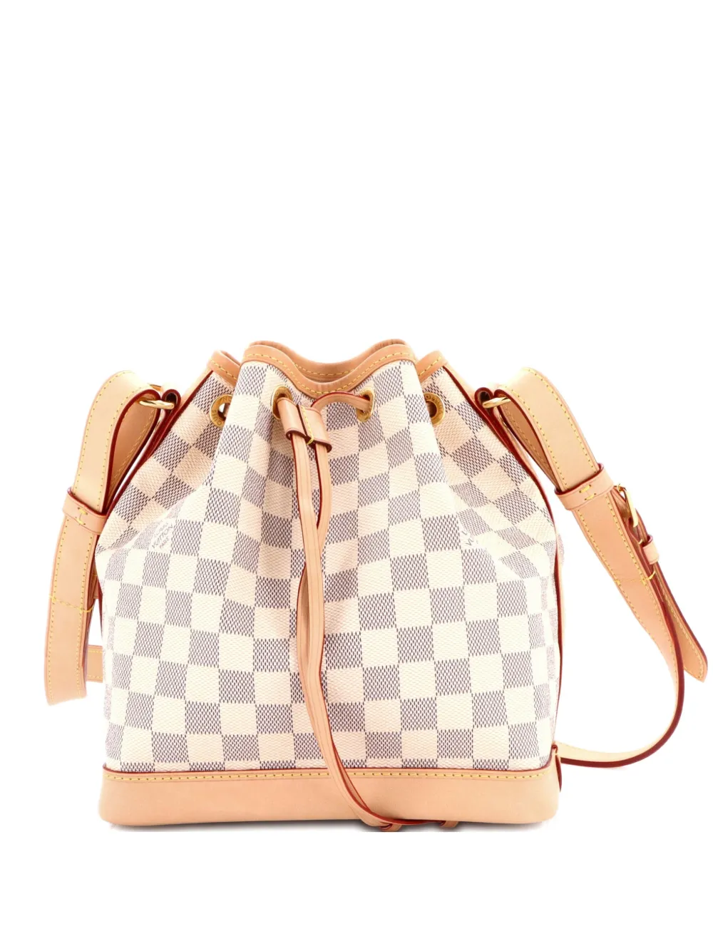 Louis Vuitton Pre-Owned Borsa a secchiello Noe Damier BB - Bianco