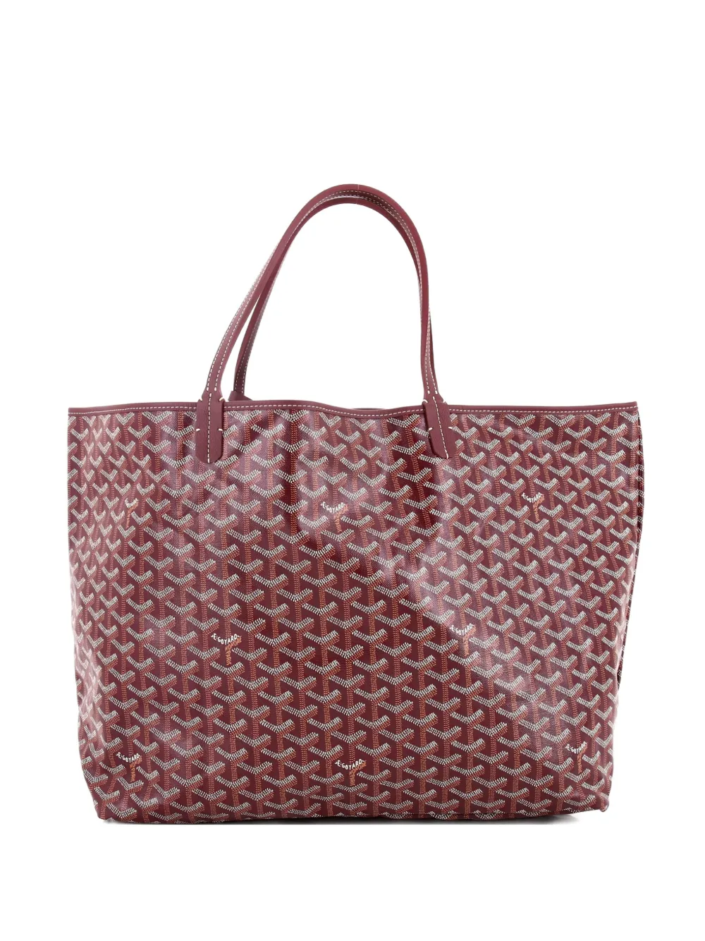 Goyard Pre-Owned Borsa tote Saint Louis GM in tela cerata - Rosso