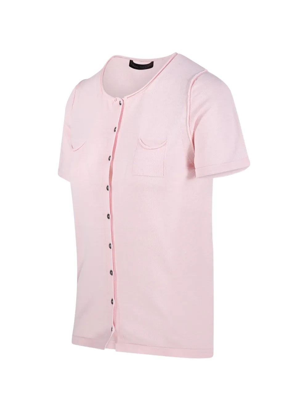  Fabrizio Del Carlo Buttoned Short-sleeve Cardigan - Pink 