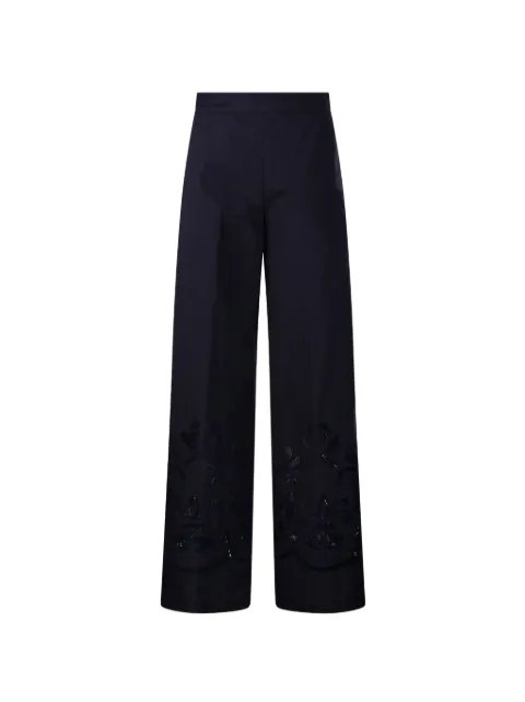 Forte Forte floral-appliqué trousers