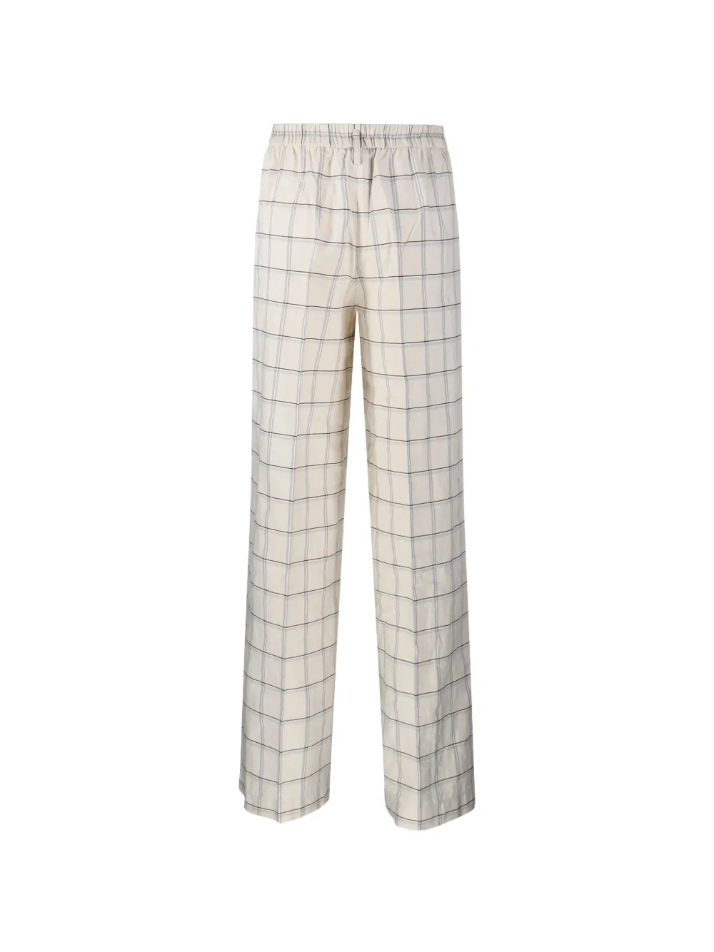 Forte Geruite broek Beige