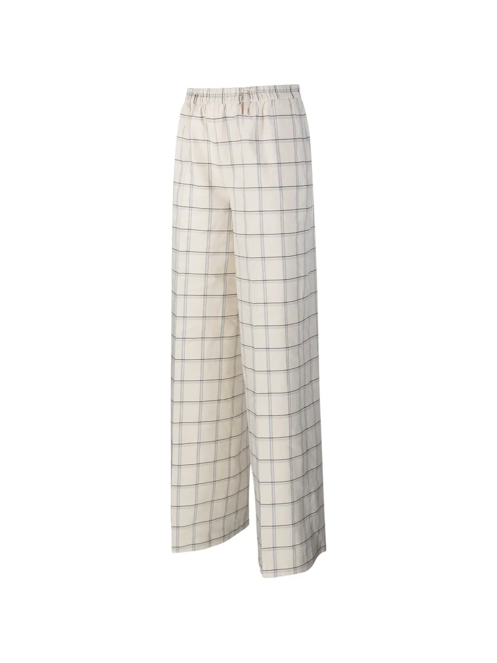 Forte Geruite broek Beige