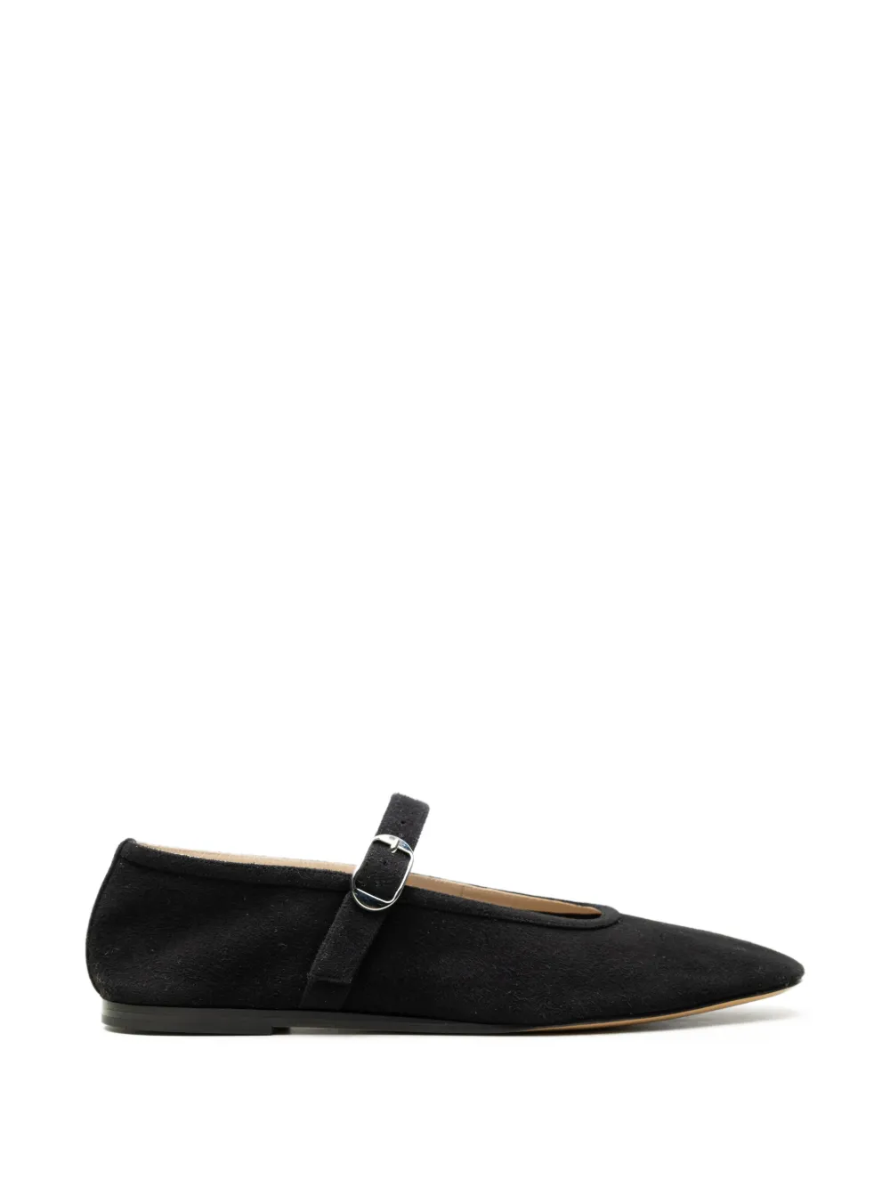 Le Monde Beryl buckle ballet flats - Nero