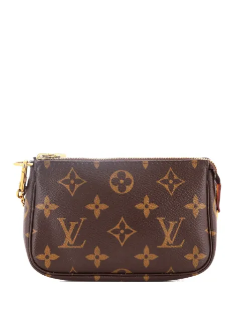Louis Vuitton Pre-Owned bolsa de mano Pochette Accessoires mini de lona con monograma