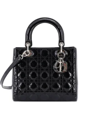 Christian Dior Pre-Owned 2017 Mini Satin Cannage Strass Crystal