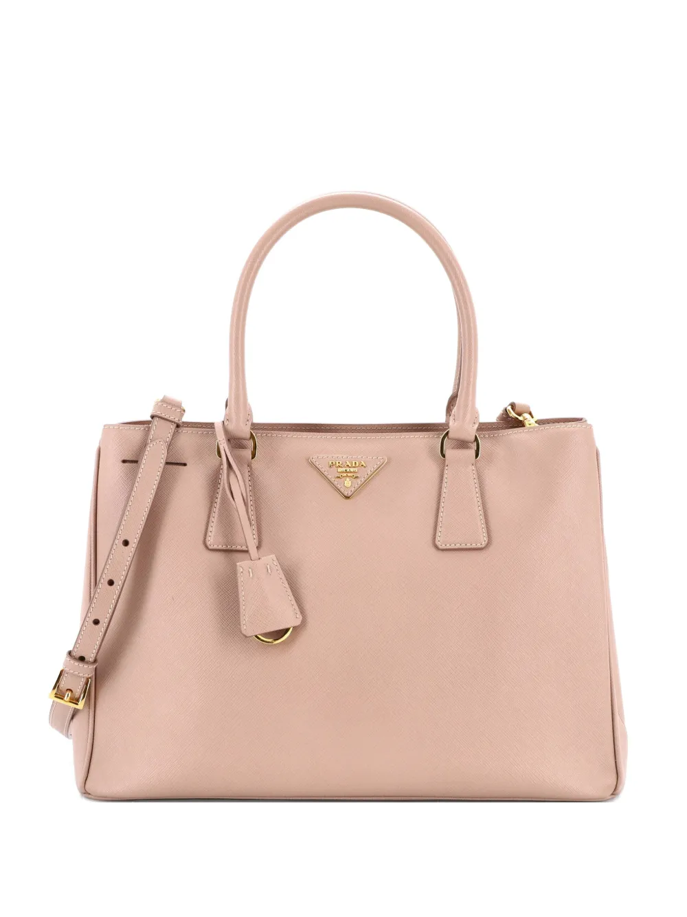 Prada Pre-Owned Gardener's Saffiano Leather Medium tote bag - Toni neutri