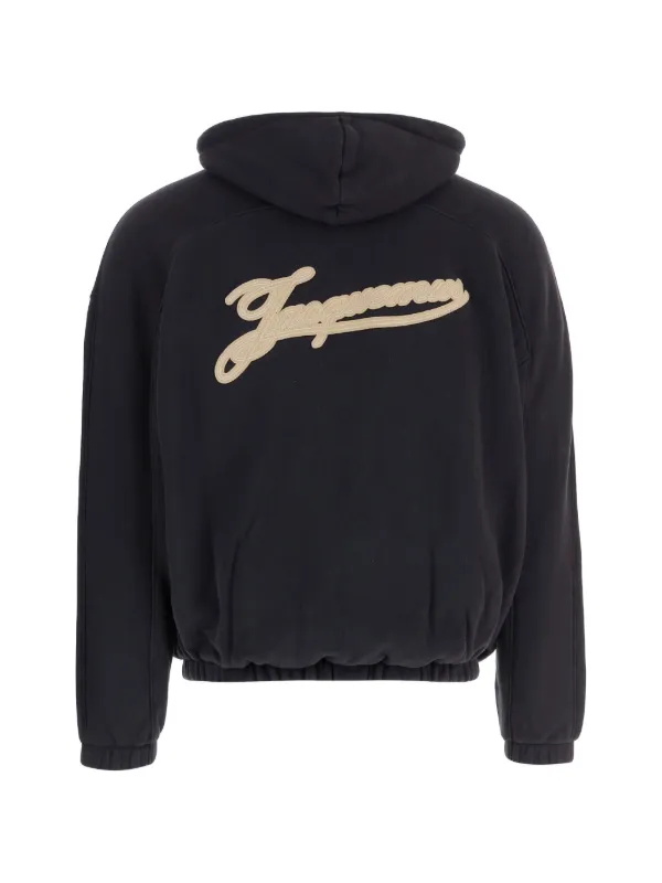 Jacquemus パーカー　11747391 ポーガーズ あつむgwdh Jacquemus ジップポケット パーカー | ブラック | FARFETCH JP