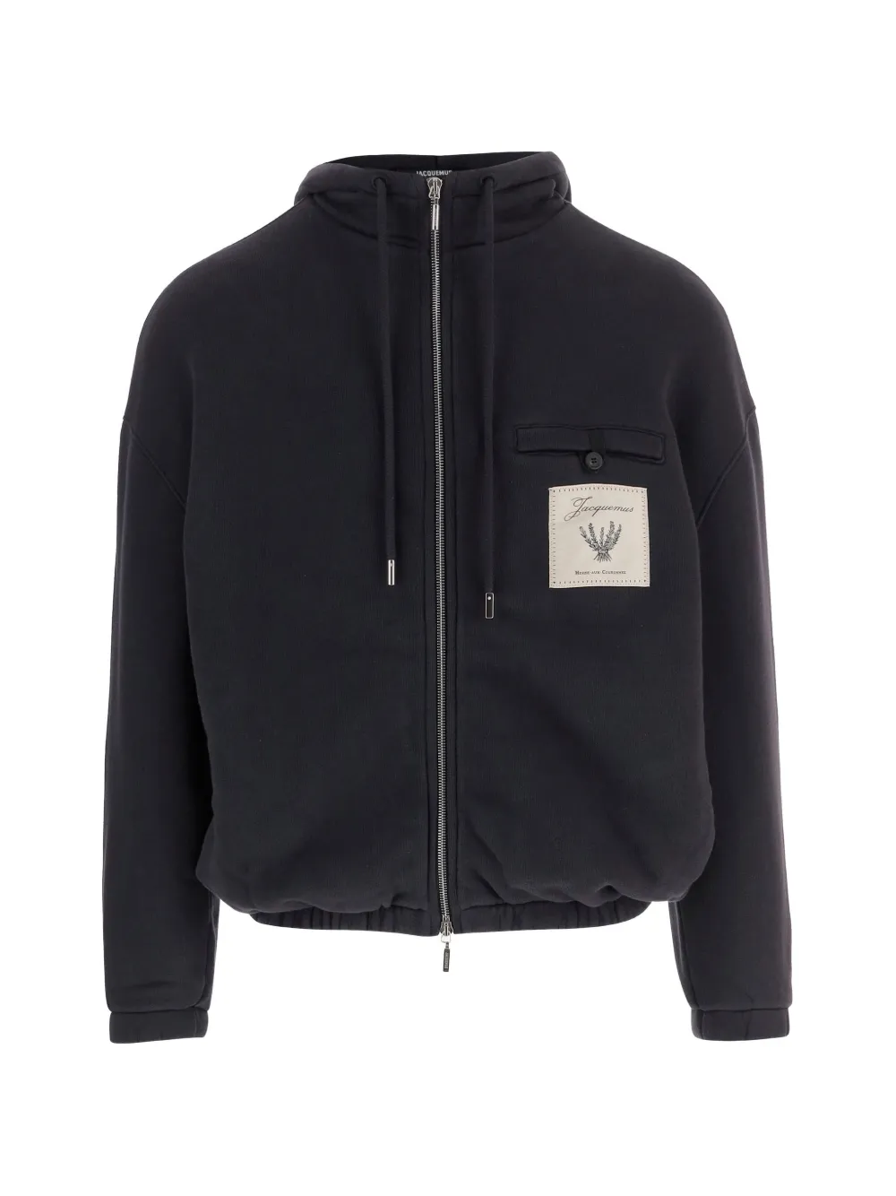 Jacquemus zip pocket hoodie - Nero
