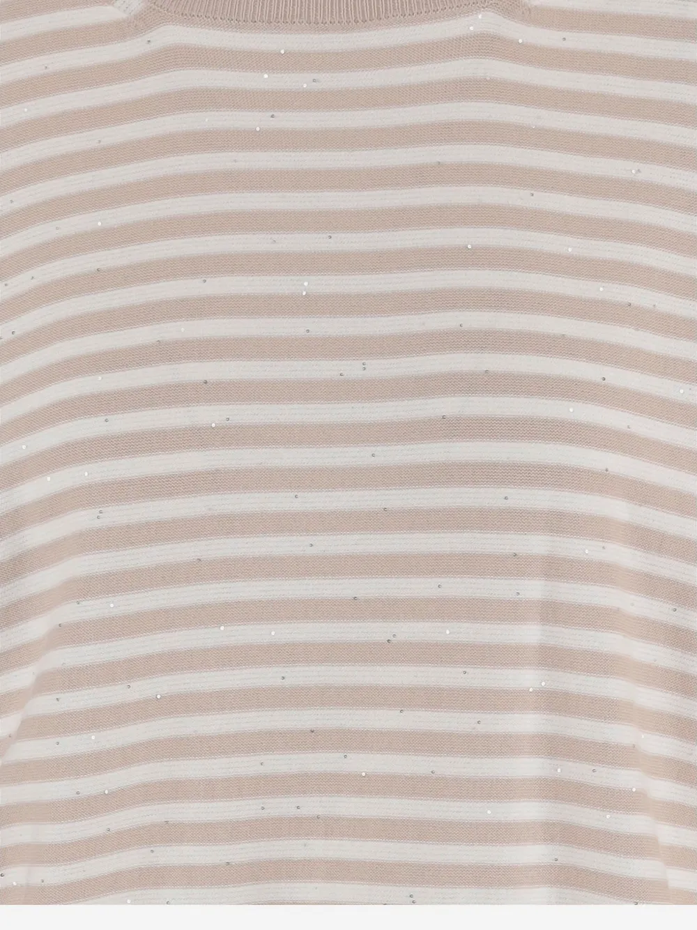  Bruno Manetti Striped-pattern Crew-neck Sweater - Neutrals 