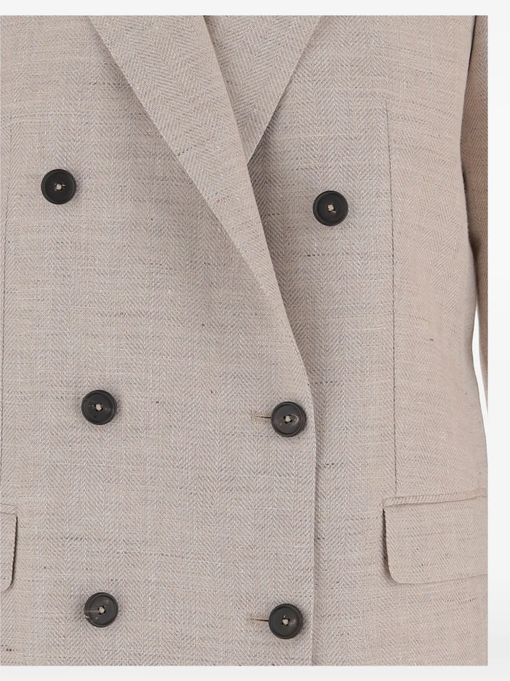 Tagliatore Double-breasted Blazer In Neutral