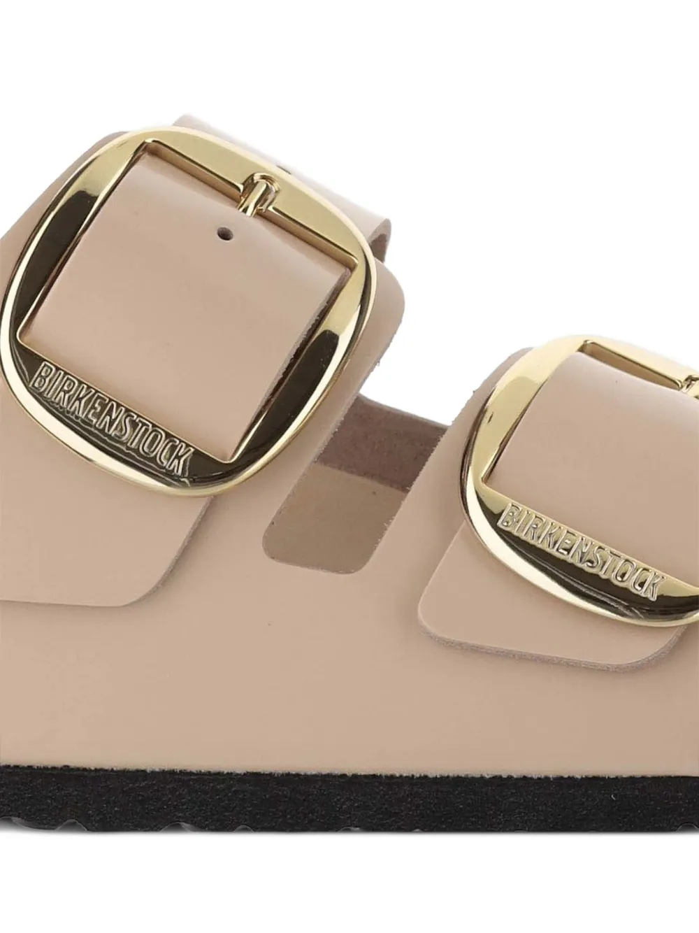 Birkenstock leather slippers Beige