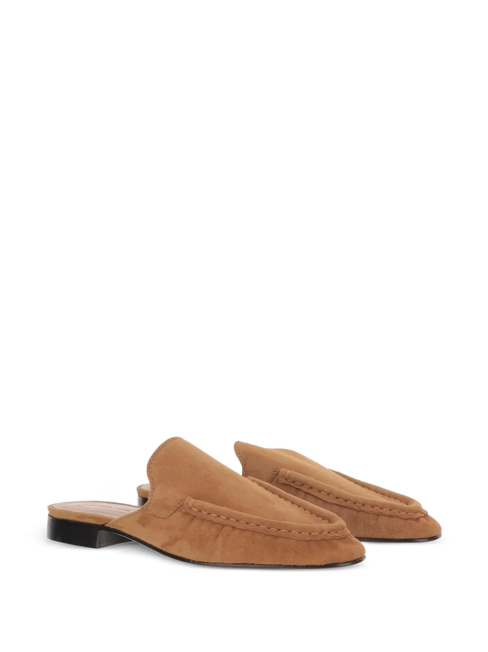  Armarium Leather Flat Mules - Neutrals 