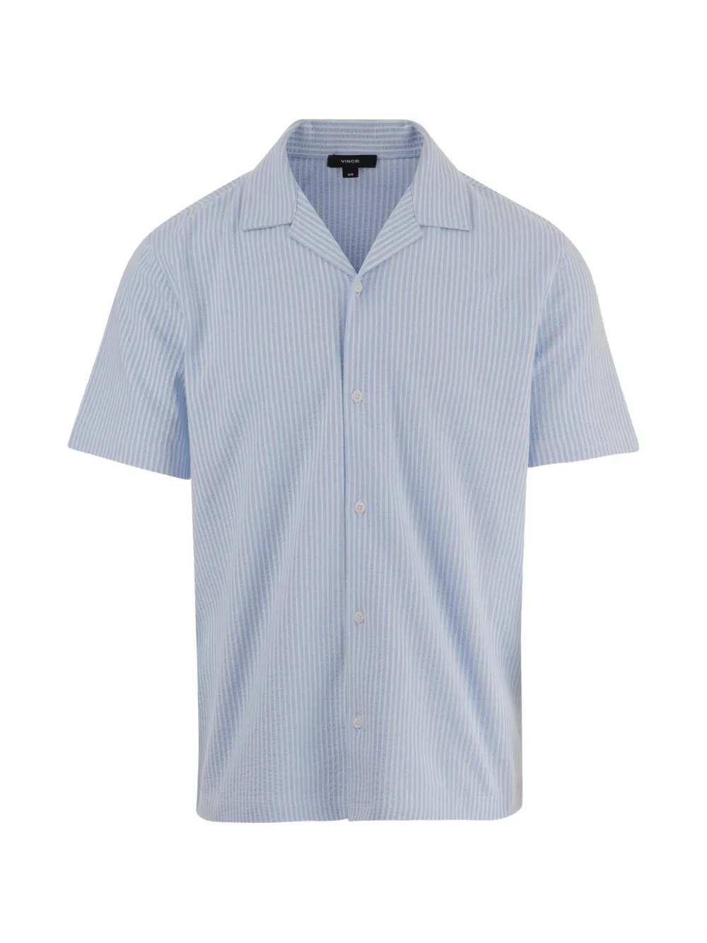 Vince striped short-sleeve shirt - Blu