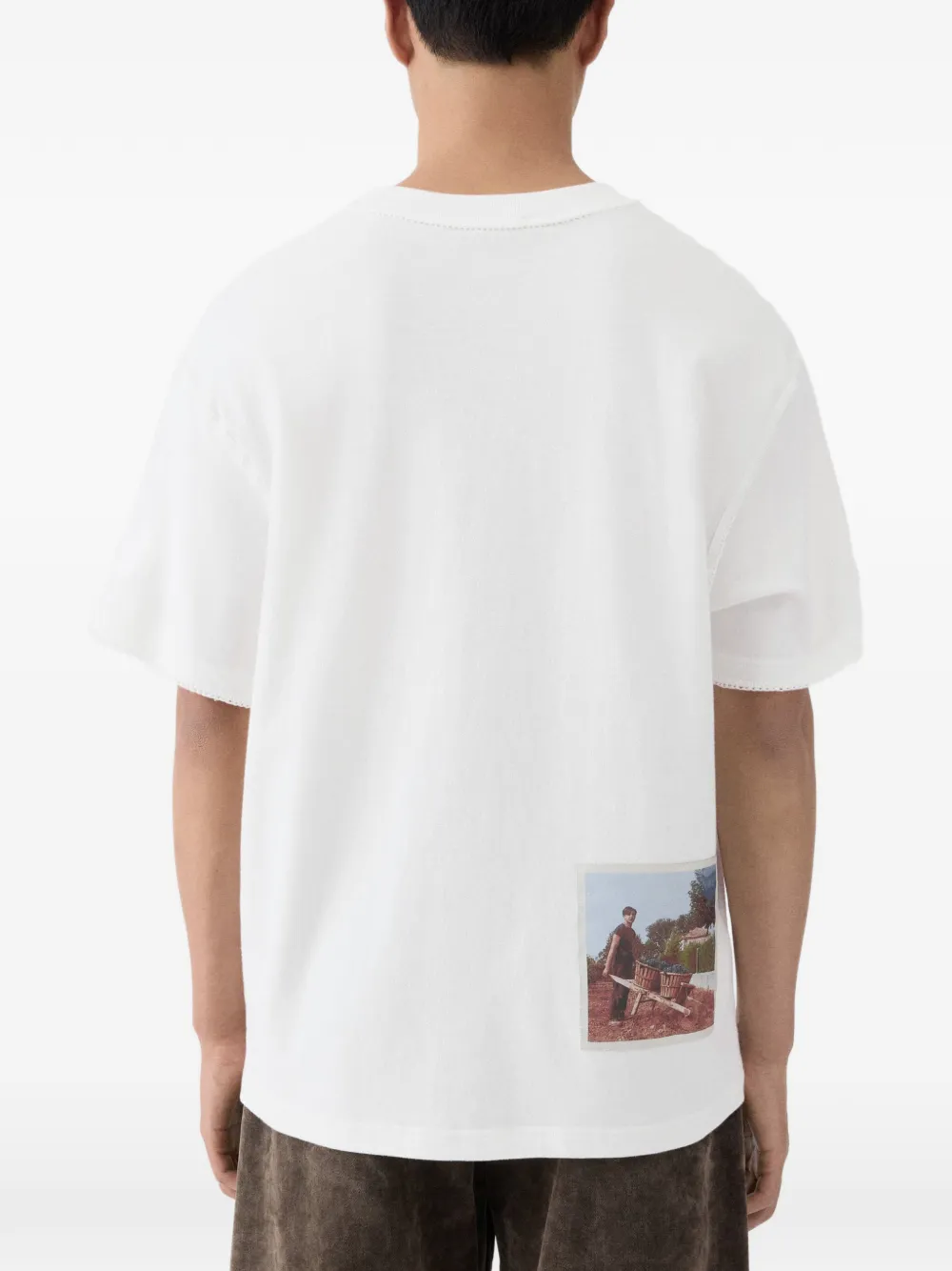 Jacquemus T-shirt met grafische print Wit