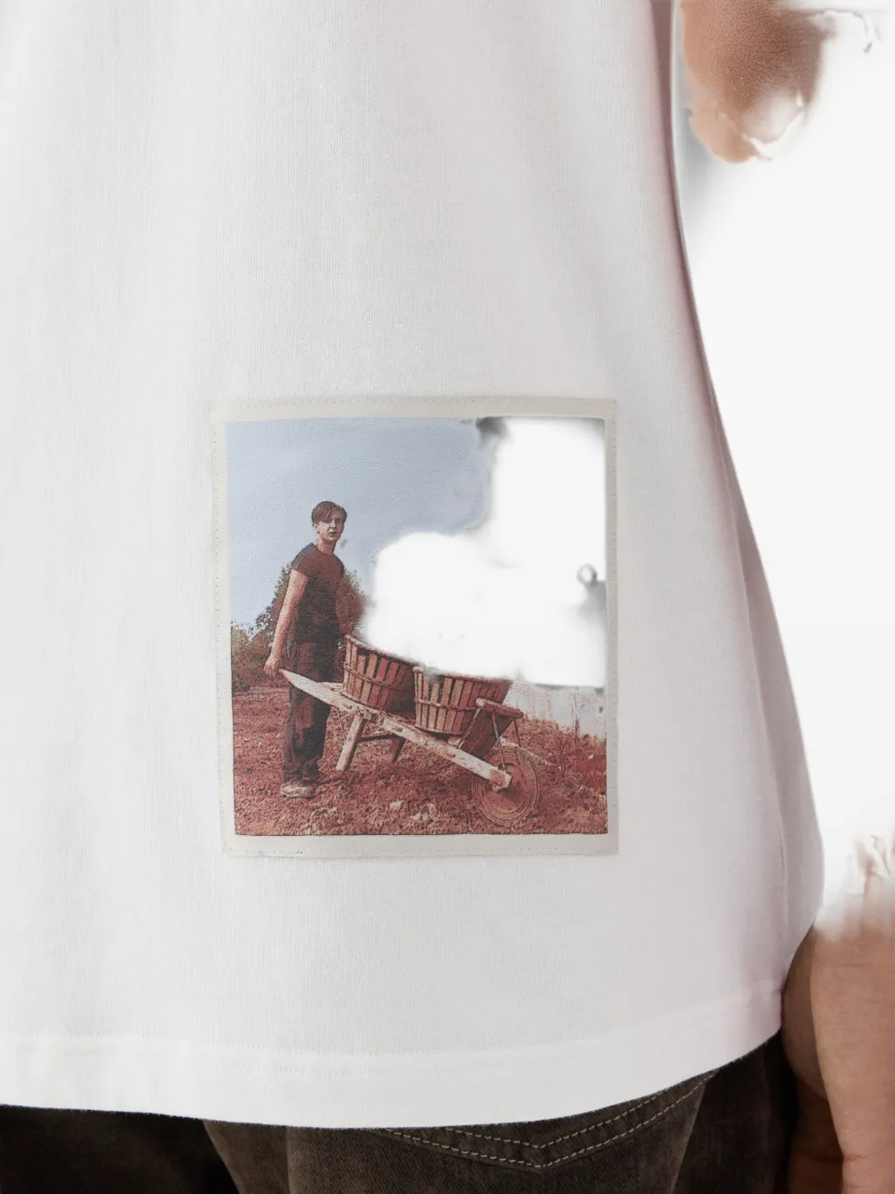 Jacquemus T-shirt met grafische print Wit