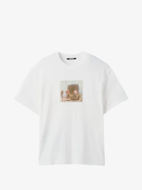 Jacquemus playera con motivo gráfico