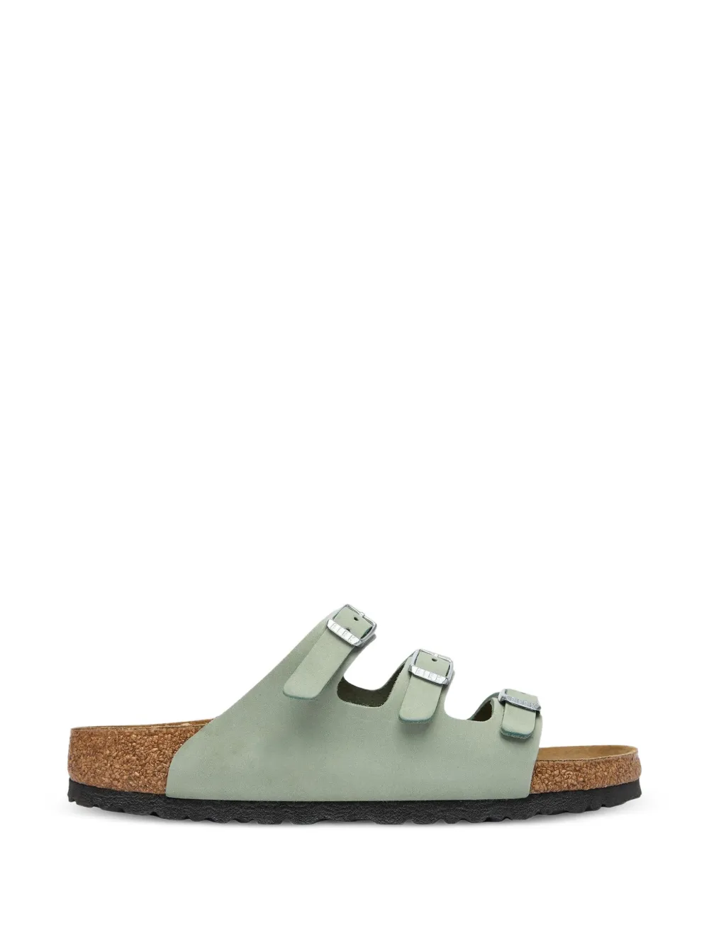 Birkenstock adjustable-straps leather sandals - Verde