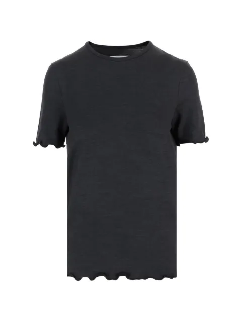Jil Sander playera con dobladillo fruncido