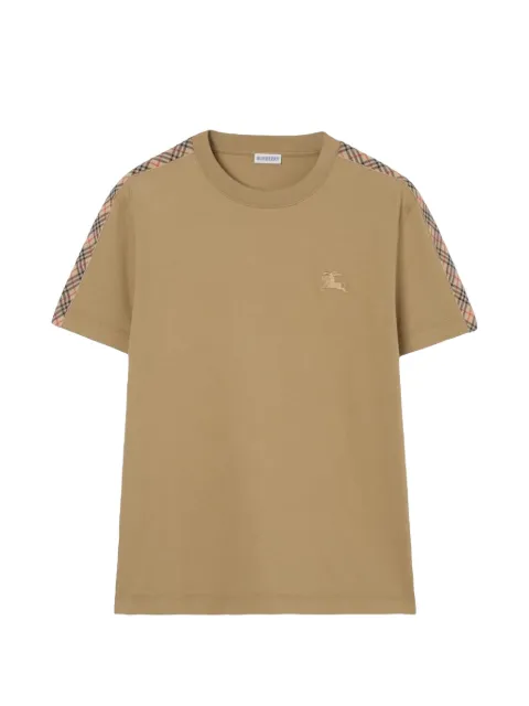 Burberry check-shoulder T-shirt