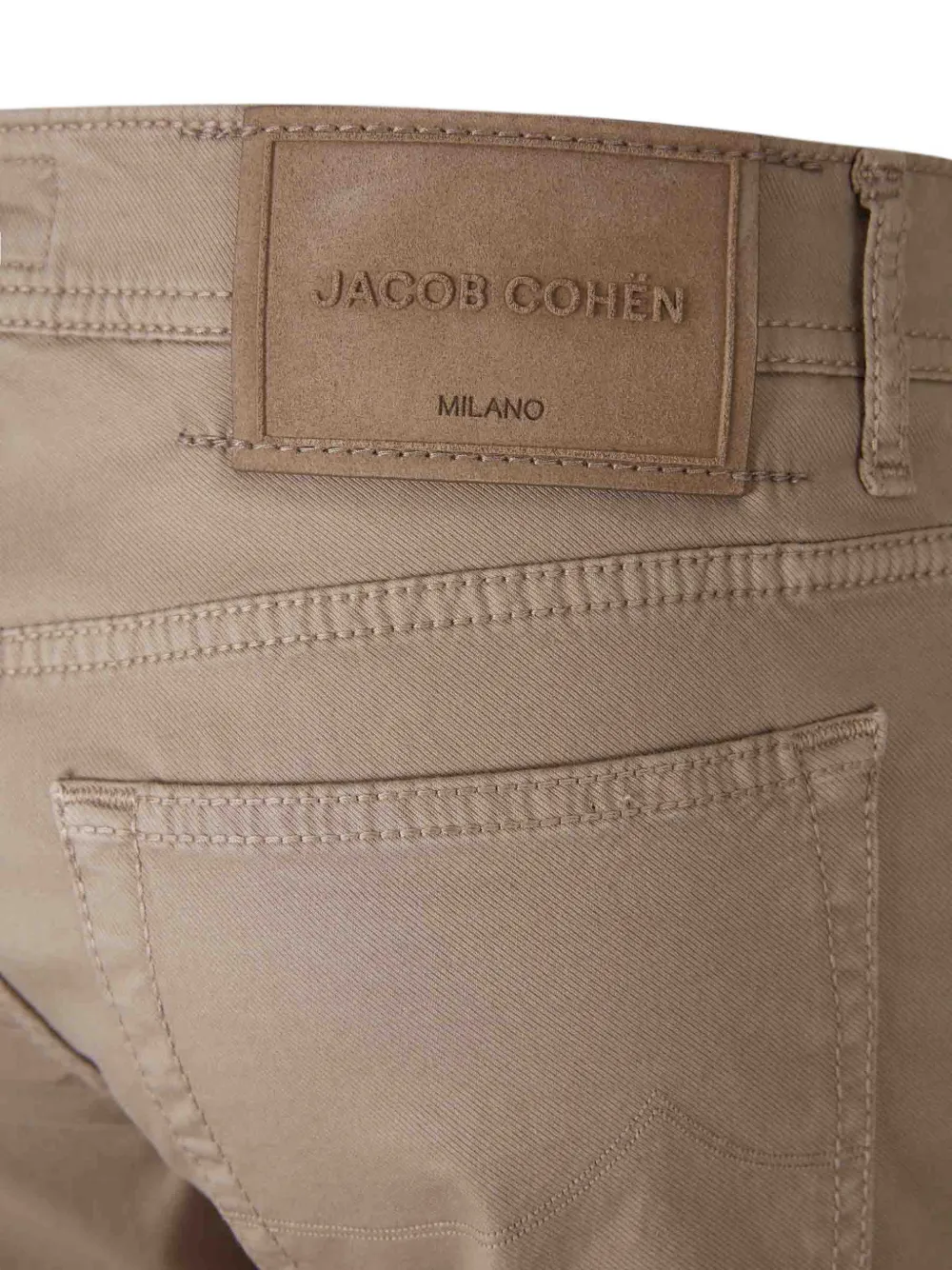 Jacob Cohën Straight jeans verfraaid met kristallen Beige