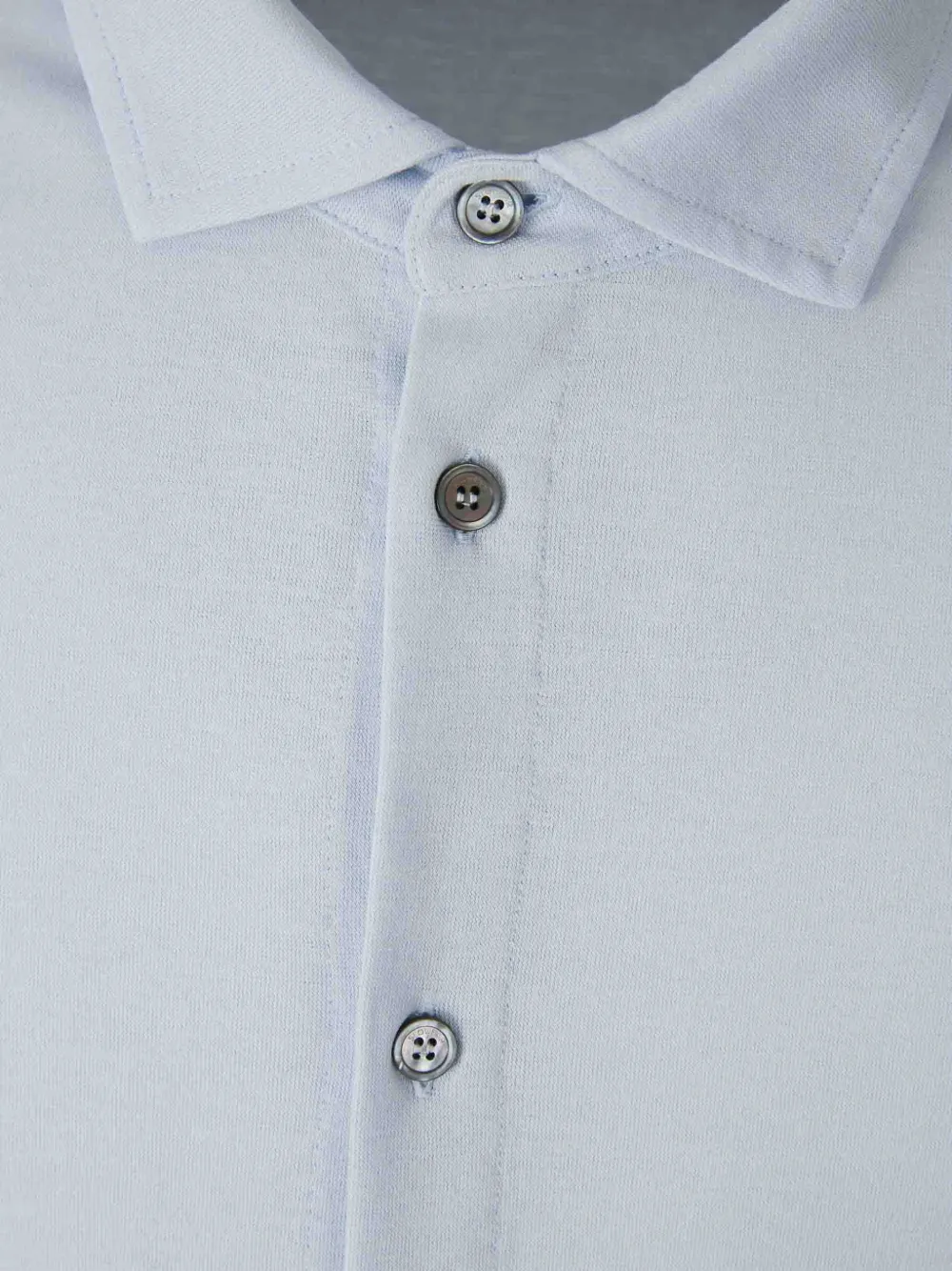  Zanone Buttoned Long-sleeve Shirt - Blue 
