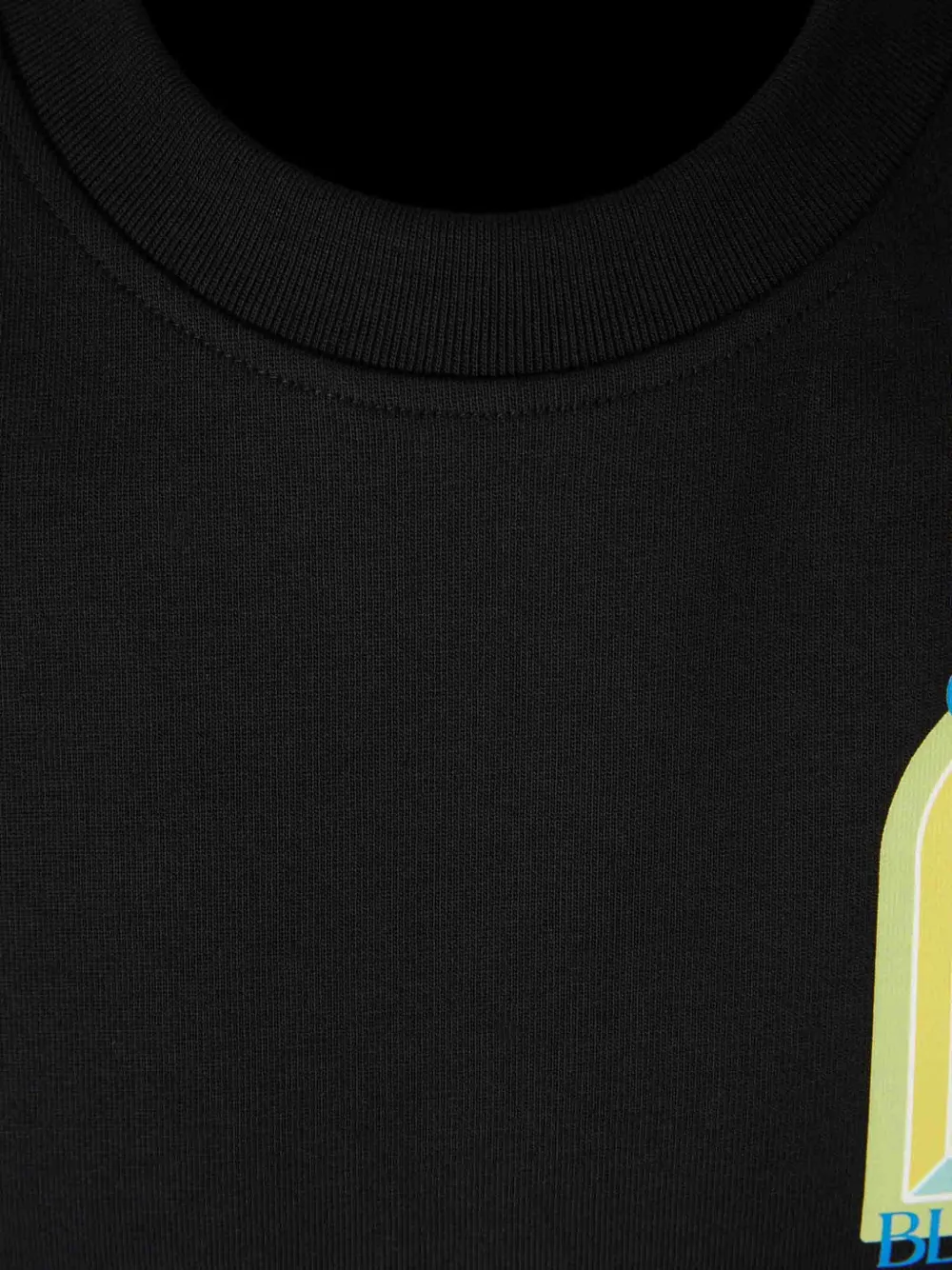 Casablanca T-shirt met print Zwart